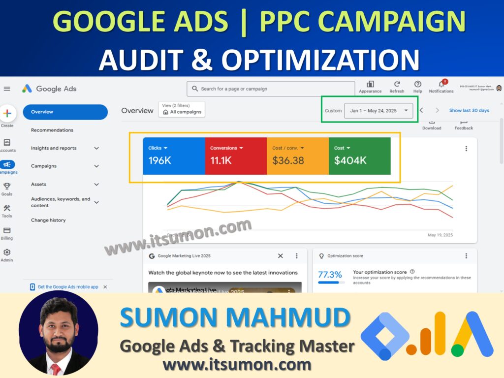 Google Ads, PPC Sumon, IT SUMON, Sumon Mahmud