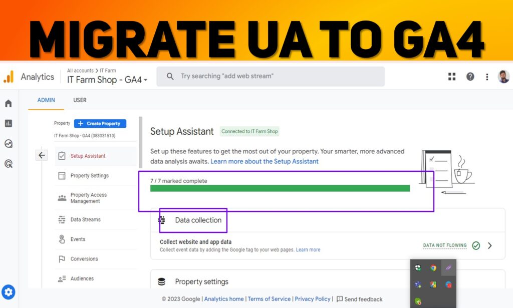 ua to ga4 migration, ga4 migration, ga4 reporting, google analytics, google tag manager, gtm, ga4, conversion tracking, ecommerce tracking, server side tracking, pixel setup, facebook conversion api